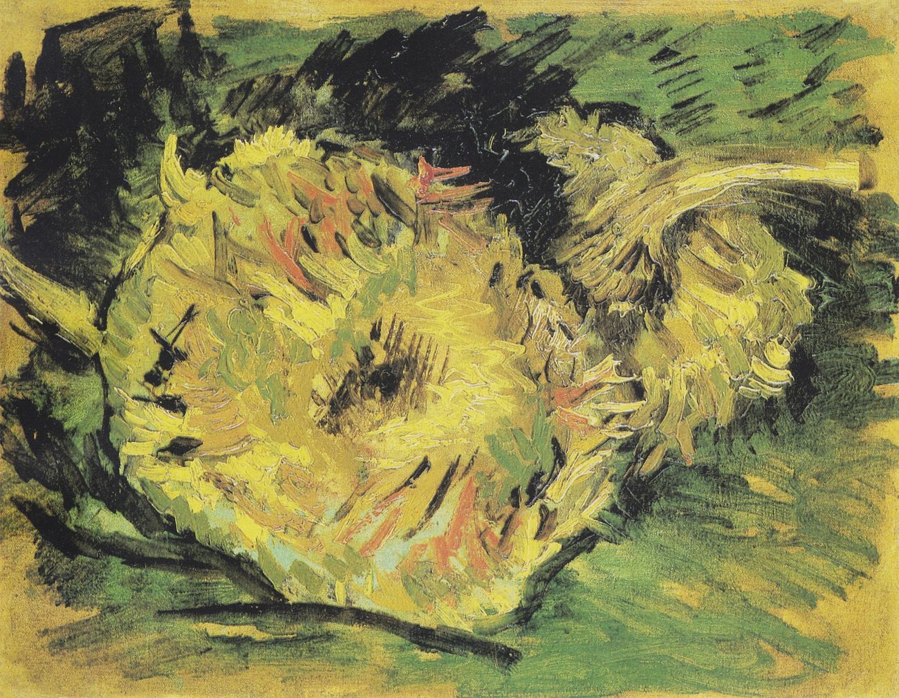 Vincent van Gogh's Two Cut