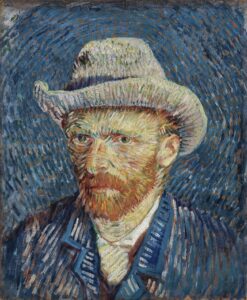 Vincent van Gogh's Self-Portrait with Grey